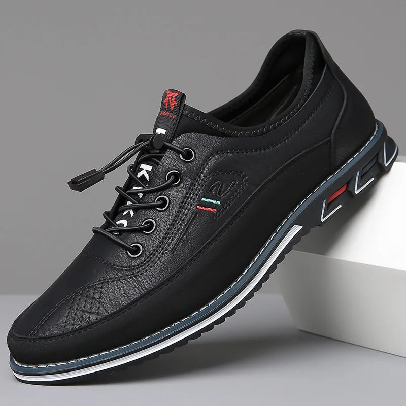 Classic Low-Top Lace-Up Shoes for Men