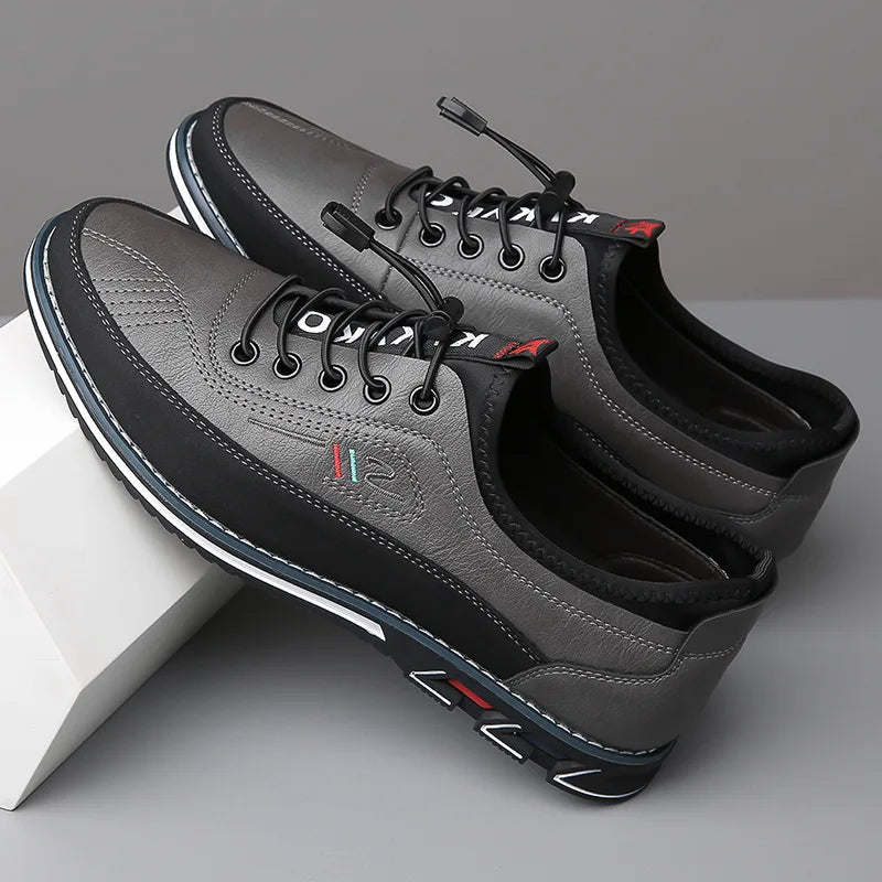 Classic Low-Top Lace-Up Shoes for Men