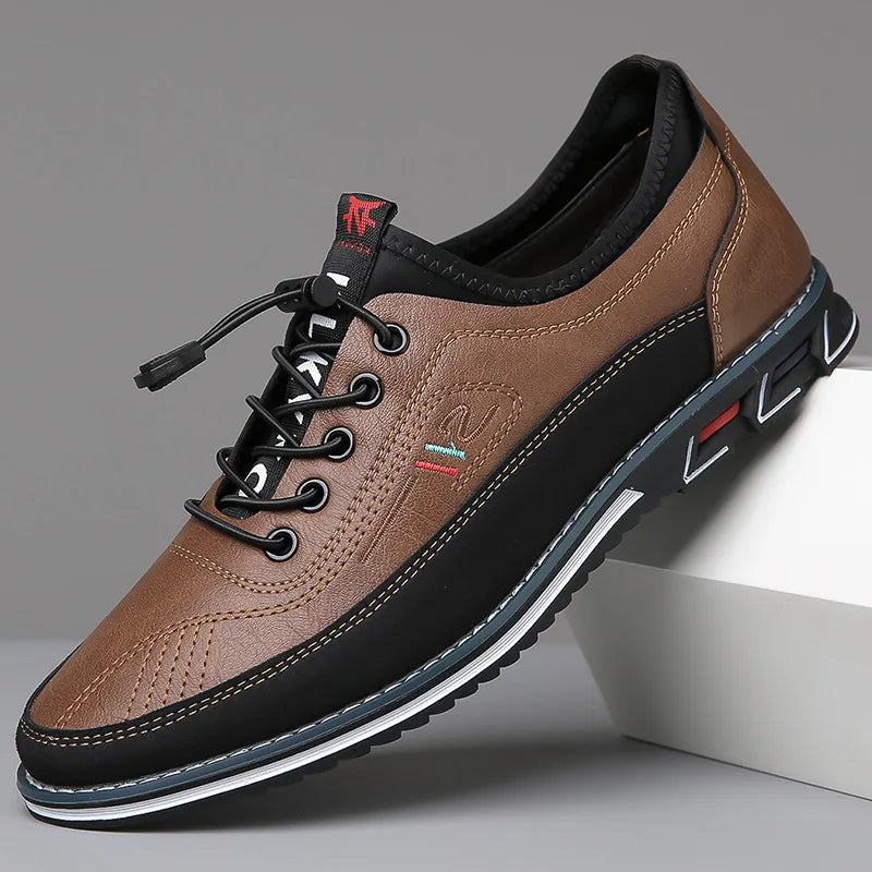 Classic Low-Top Lace-Up Shoes for Men