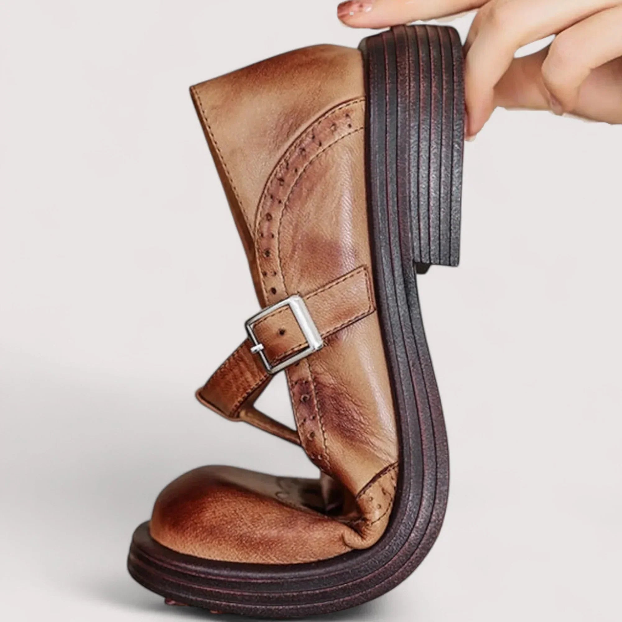 Women's Vintage Mary Jane T-Strap Loafers