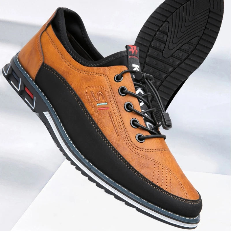 Classic Low-Top Lace-Up Shoes for Men