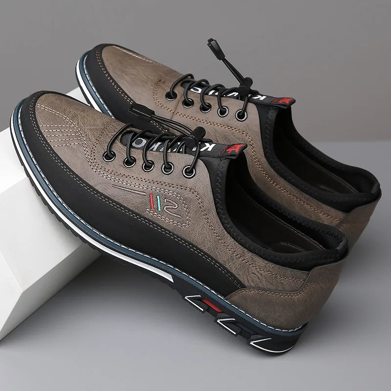 Classic Low-Top Lace-Up Shoes for Men