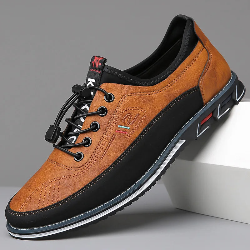 Classic Low-Top Lace-Up Shoes for Men